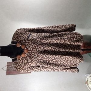 CLIMATE RIGHT FLANNEL SWEATER BY CUDDI DUDS